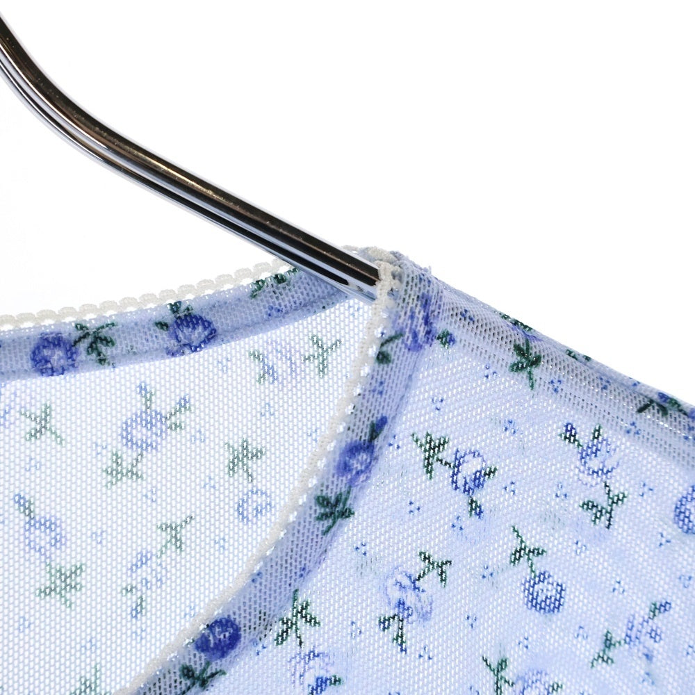 MAISON SPECIAL(メゾンスペシャル ) SMALL FLORAL PATTERN MESH FABRIC INNER TOP スモールフローラルパターン メッシュファブリック インナートップス ブルー レディース 21251415302