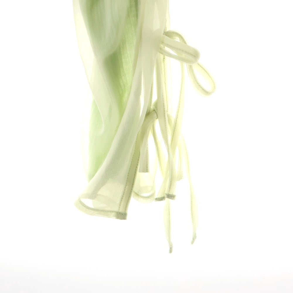 MAISON SPECIAL(メゾンスペシャル ) REVERSIBLE SHEER CARDIGAN リバーシブル フロントリボン シアーカーディガン ライトグリーン レディース 21251415705