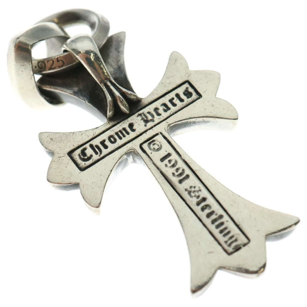 CHROME HEARTS(クロムハーツ) CH CRS SML W/BALE Wベイル スモールCHクロス ペンダントトップ シルバー BCA218