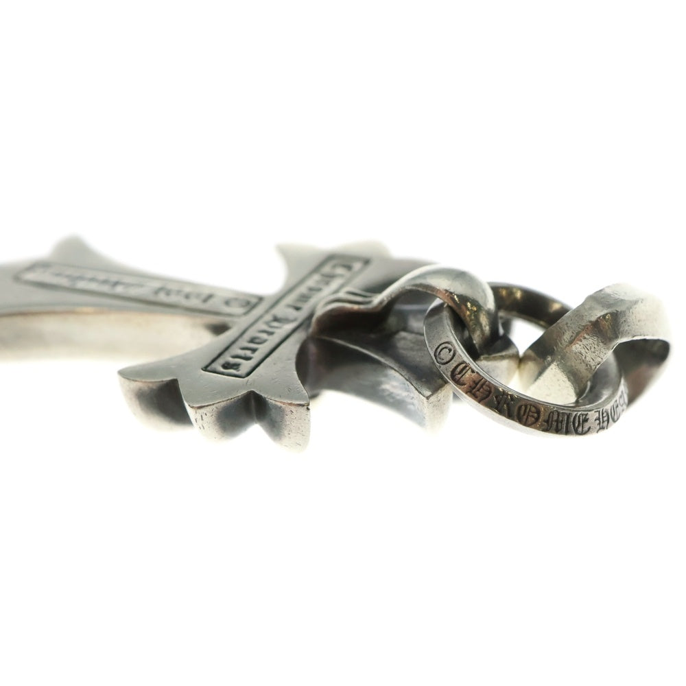 CHROME HEARTS(クロムハーツ) CH CRS SML W/BALE Wベイル スモールCHクロス ペンダントトップ シルバー BCA218