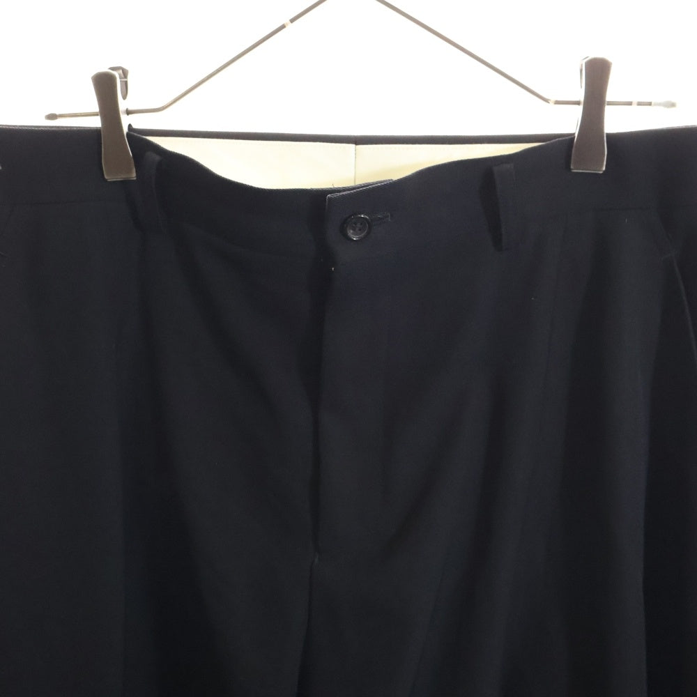 COMME des GARCONS HOMME PLUS(コムデギャルソンオムプリュス) 24SS AD2022 マルチポケット ドレープ サルエル ジップアップ ショートパンツ ブラック PM-P006
