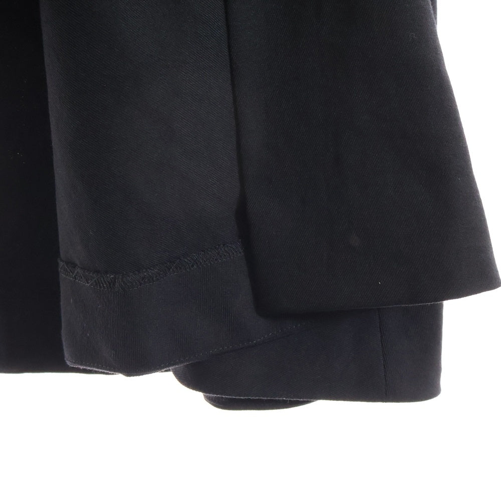 COMME des GARCONS HOMME PLUS(コムデギャルソンオムプリュス) 24SS AD2022 マルチポケット ドレープ サルエル ジップアップ ショートパンツ ブラック PM-P006