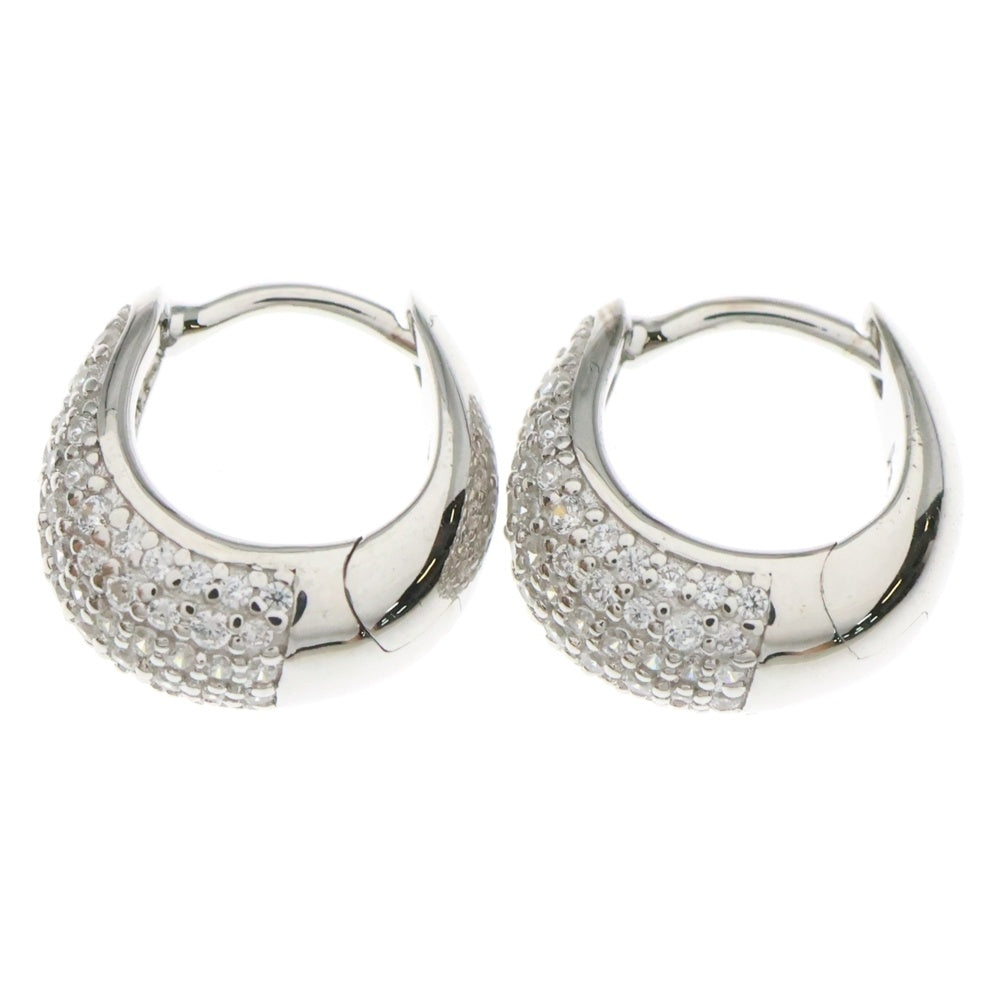 TOMWOOD(トムウッド) Ice Huggies Pave アイス ハギーズ パヴェ シルバー ピアス
