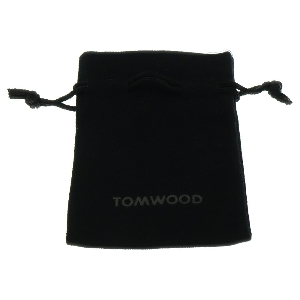 TOMWOOD(トムウッド) Ice Huggies Pave アイス ハギーズ パヴェ シルバー ピアス