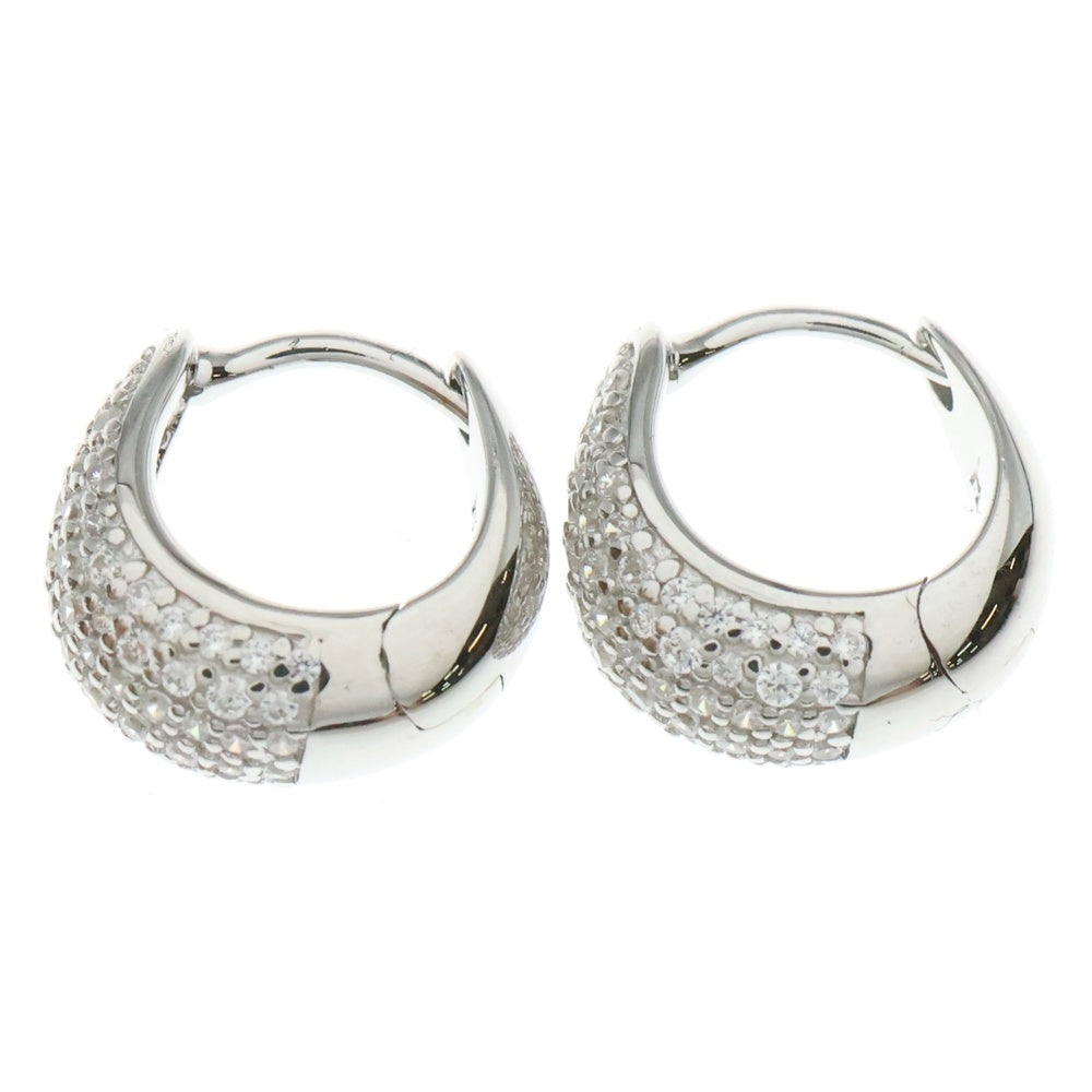 TOMWOOD(トムウッド) Ice Huggies Pave アイス ハギーズ パヴェ シルバー ピアス