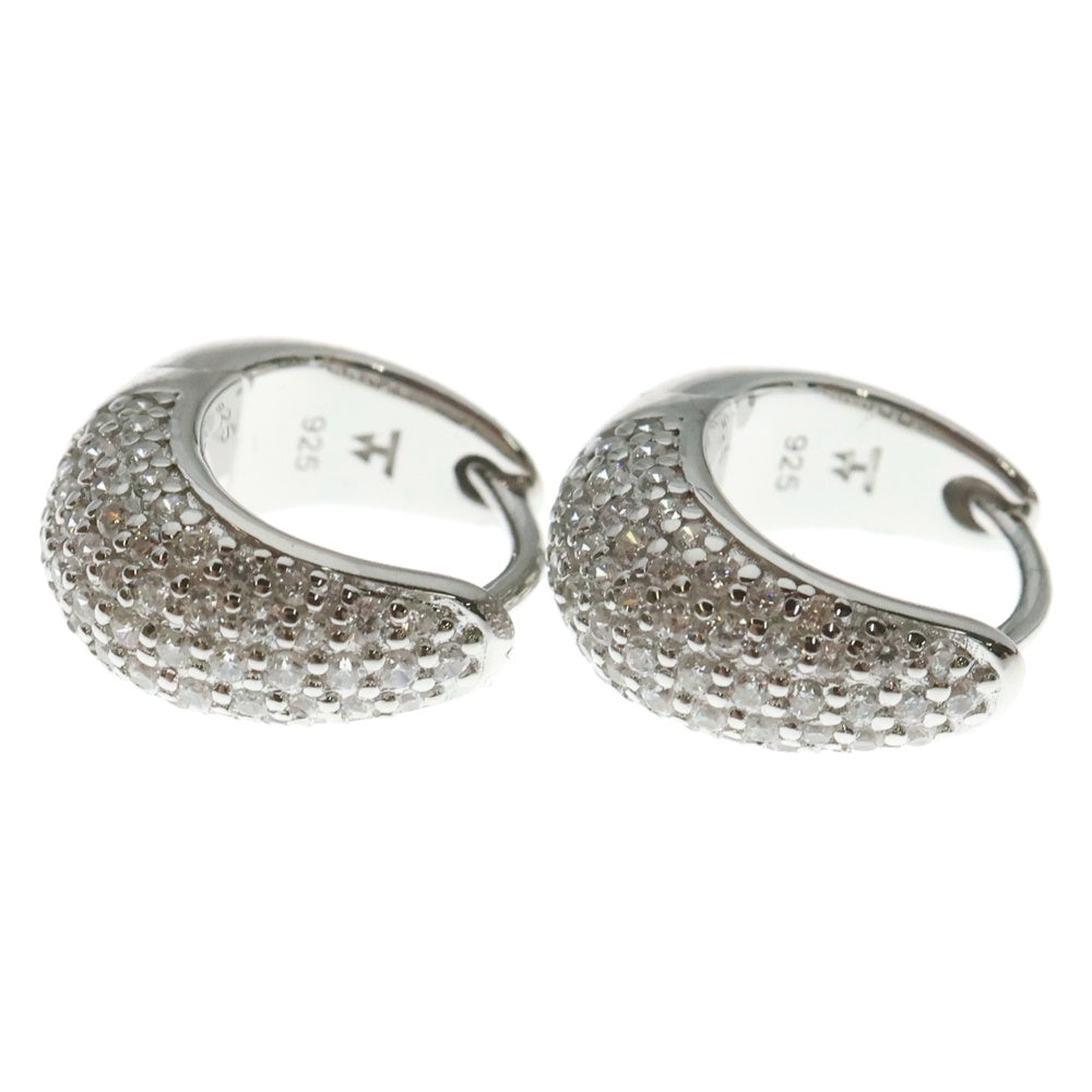TOMWOOD(トムウッド) Ice Huggies Pave アイス ハギーズ パヴェ シルバー ピアス