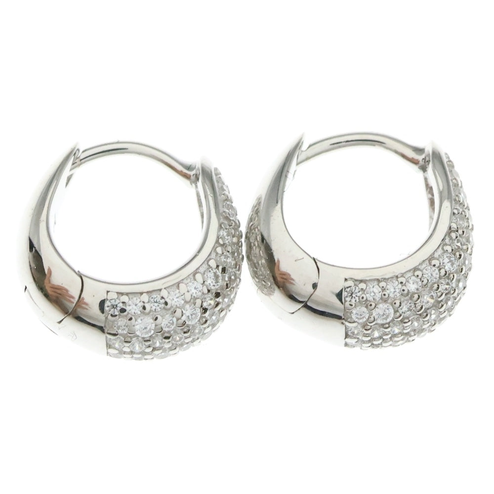 TOMWOOD(トムウッド) Ice Huggies Pave アイス ハギーズ パヴェ シルバー ピアス