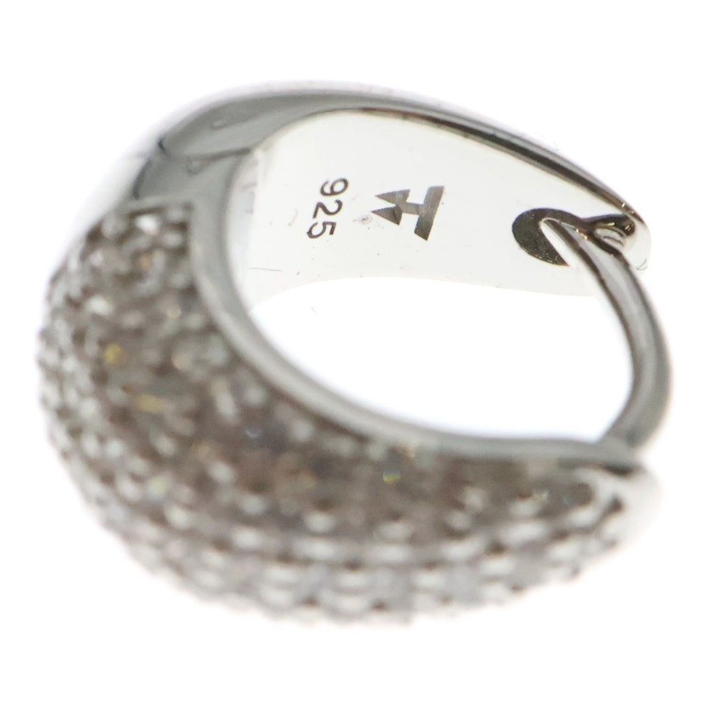 TOMWOOD(トムウッド) Ice Huggies Pave アイス ハギーズ パヴェ シルバー ピアス