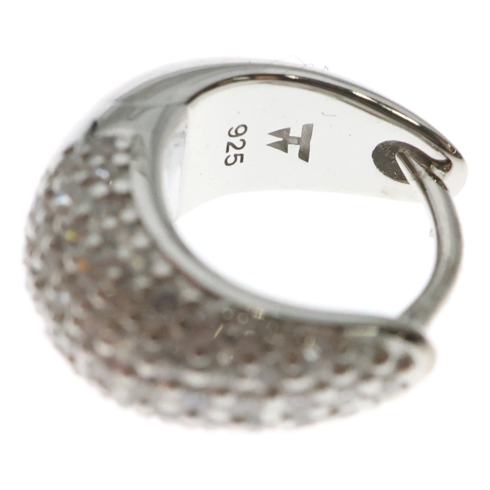 TOMWOOD(トムウッド) Ice Huggies Pave アイス ハギーズ パヴェ シルバー ピアス