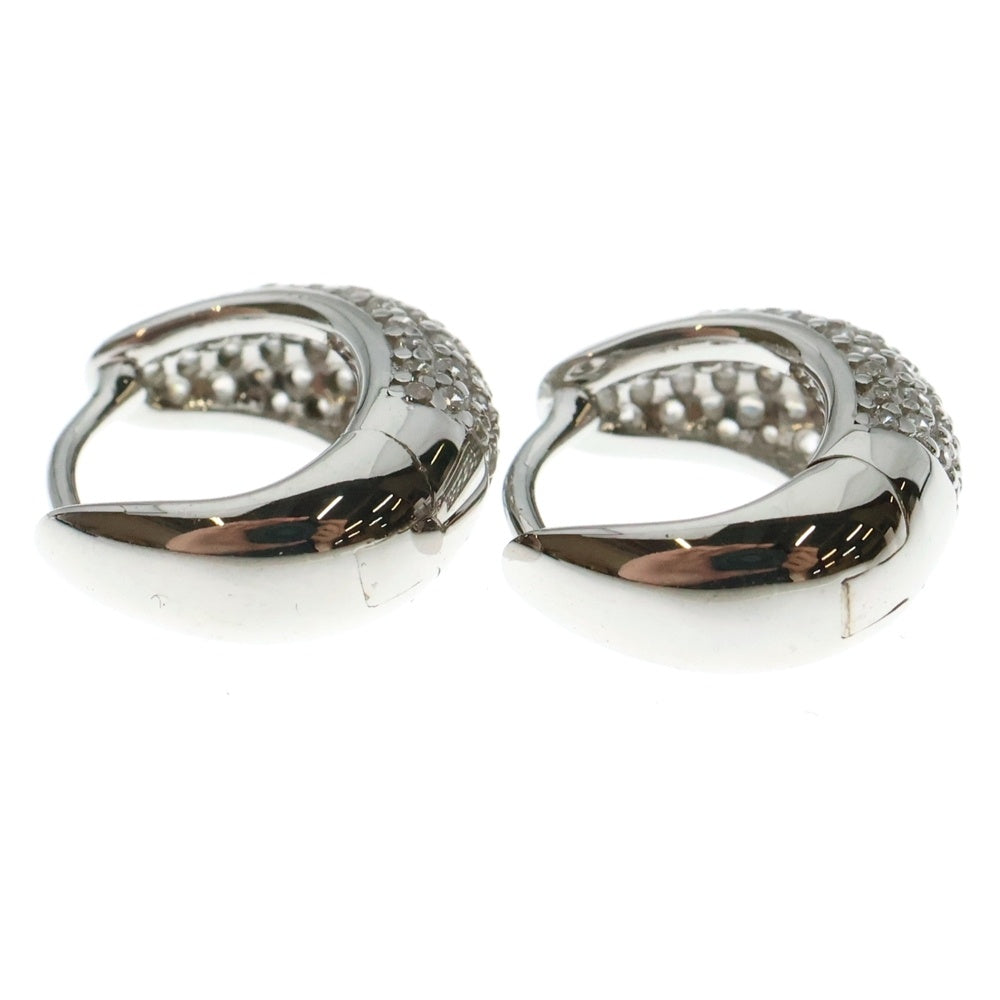 TOMWOOD(トムウッド) Ice Huggies Pave アイス ハギーズ パヴェ シルバー ピアス