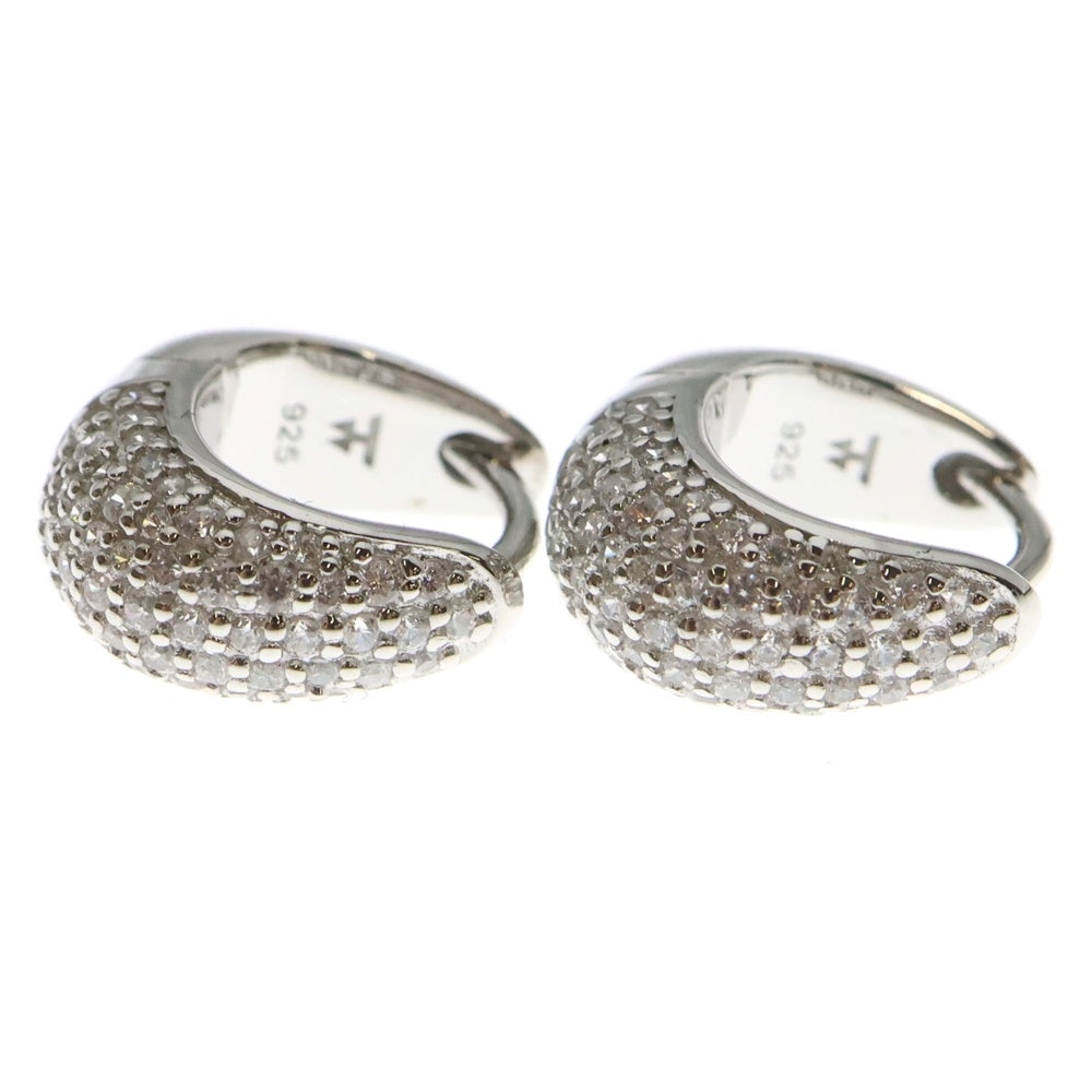 TOMWOOD(トムウッド) Ice Huggies Pave アイス ハギーズ パヴェ シルバー ピアス