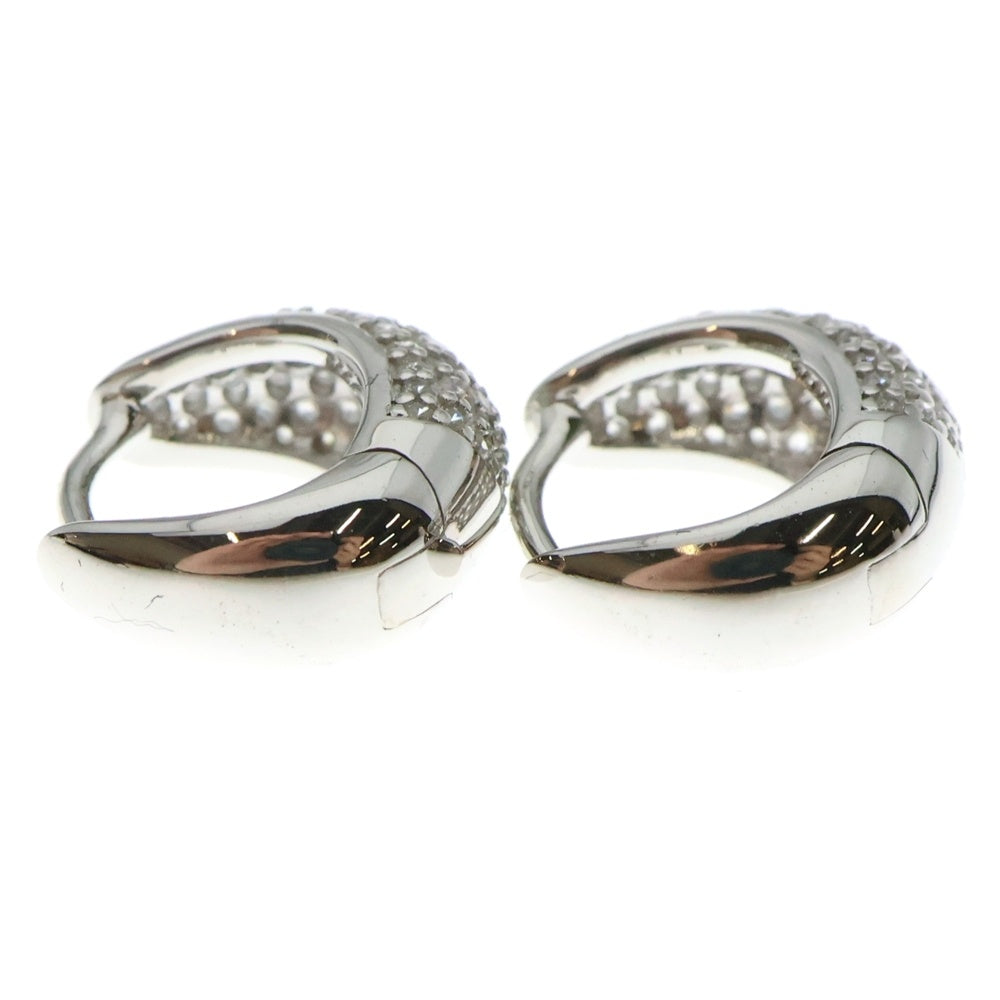 TOMWOOD(トムウッド) Ice Huggies Pave アイス ハギーズ パヴェ シルバー ピアス