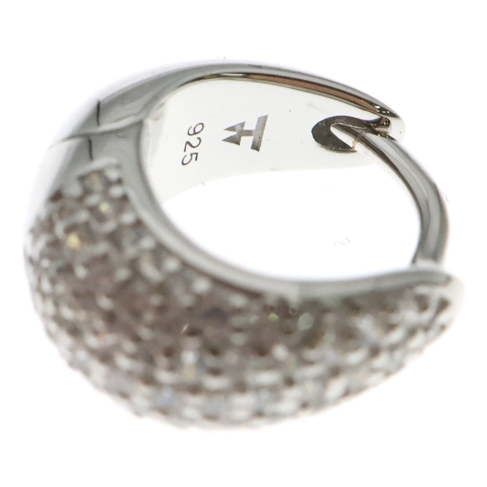 TOMWOOD(トムウッド) Ice Huggies Pave アイス ハギーズ パヴェ シルバー ピアス