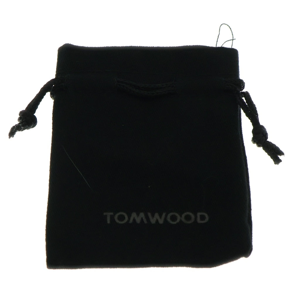 TOMWOOD(トムウッド) Ice Huggies Pave アイス ハギーズ パヴェ シルバー ピアス