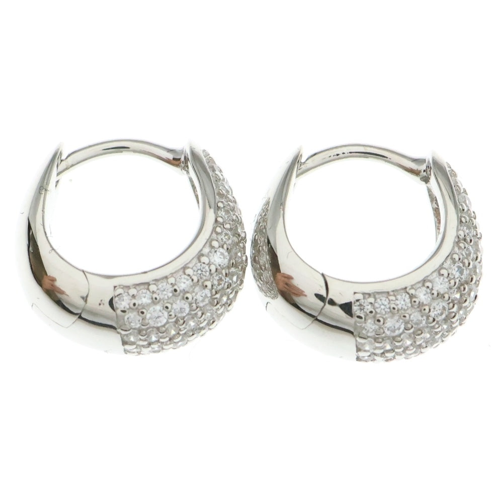 TOMWOOD(トムウッド) Ice Huggies Pave アイス ハギーズ パヴェ シルバー ピアス