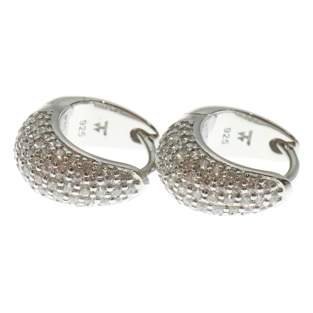 TOMWOOD(トムウッド) Ice Huggies Pave アイス ハギーズ パヴェ シルバー ピアス