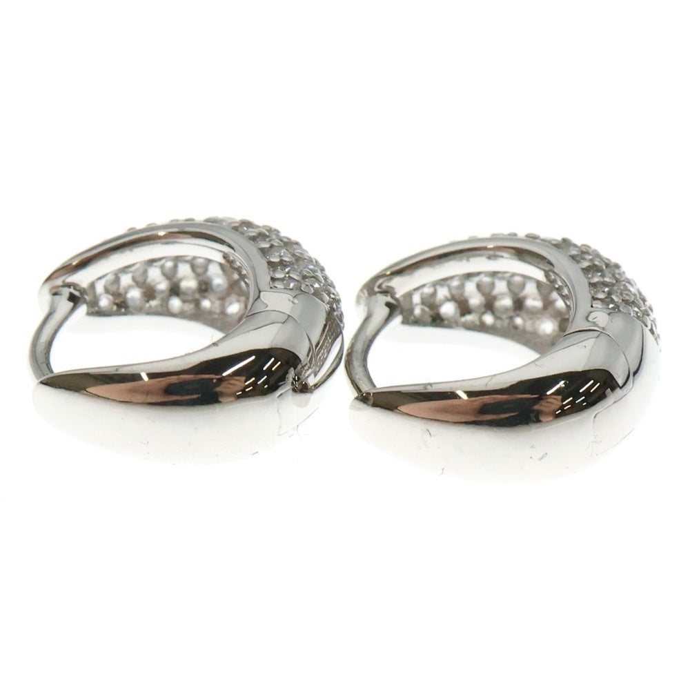 TOMWOOD(トムウッド) Ice Huggies Pave アイス ハギーズ パヴェ シルバー ピアス