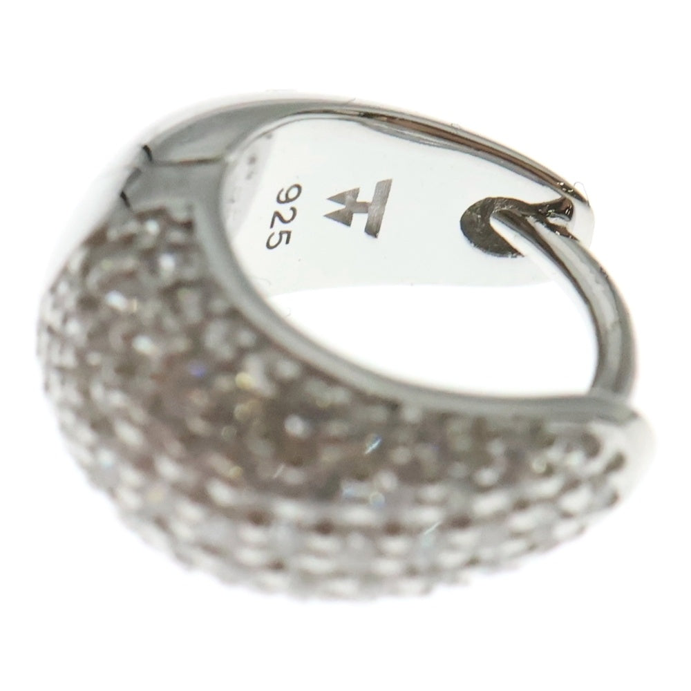 TOMWOOD(トムウッド) Ice Huggies Pave アイス ハギーズ パヴェ シルバー ピアス