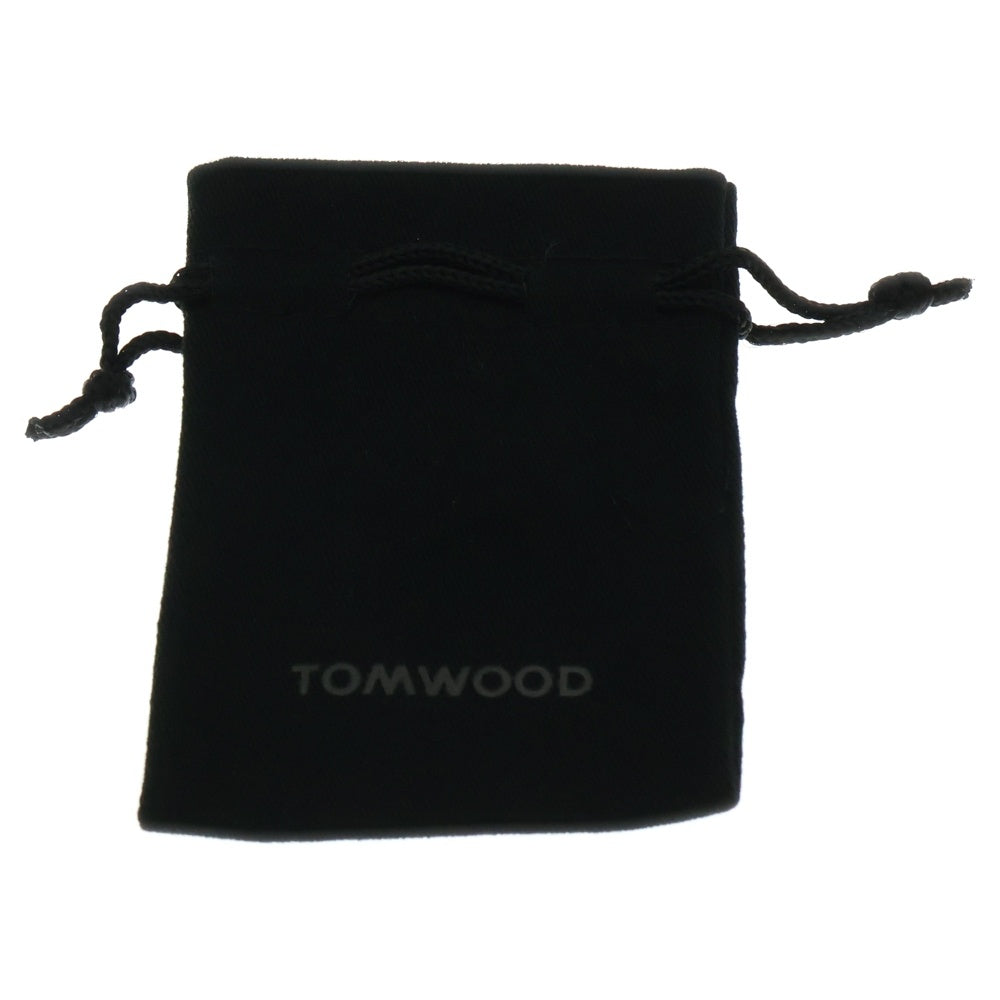 TOMWOOD(トムウッド) Ice Huggies Pave アイス ハギーズ パヴェ シルバー ピアス