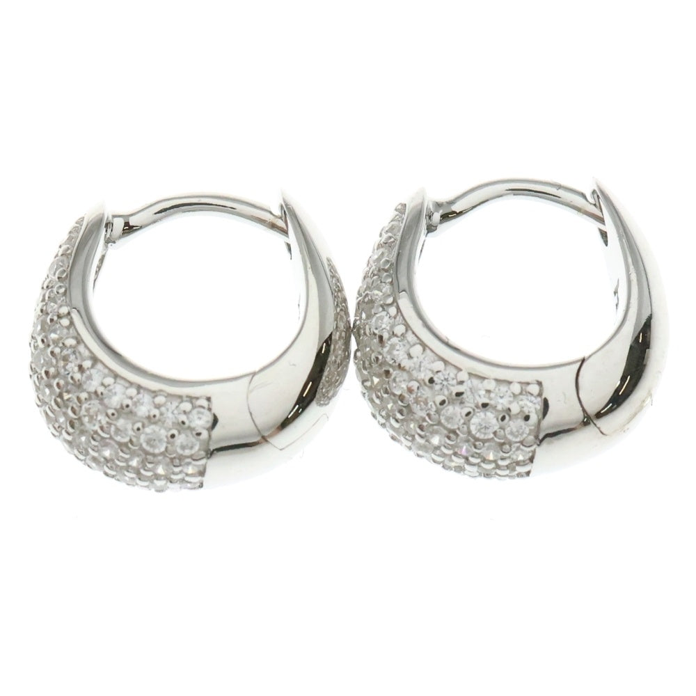 TOMWOOD(トムウッド) Ice Huggies Pave アイス ハギーズ パヴェ シルバー ピアス