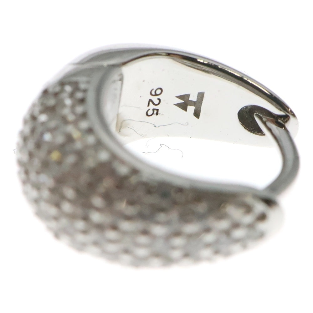 TOMWOOD(トムウッド) Ice Huggies Pave アイス ハギーズ パヴェ シルバー ピアス