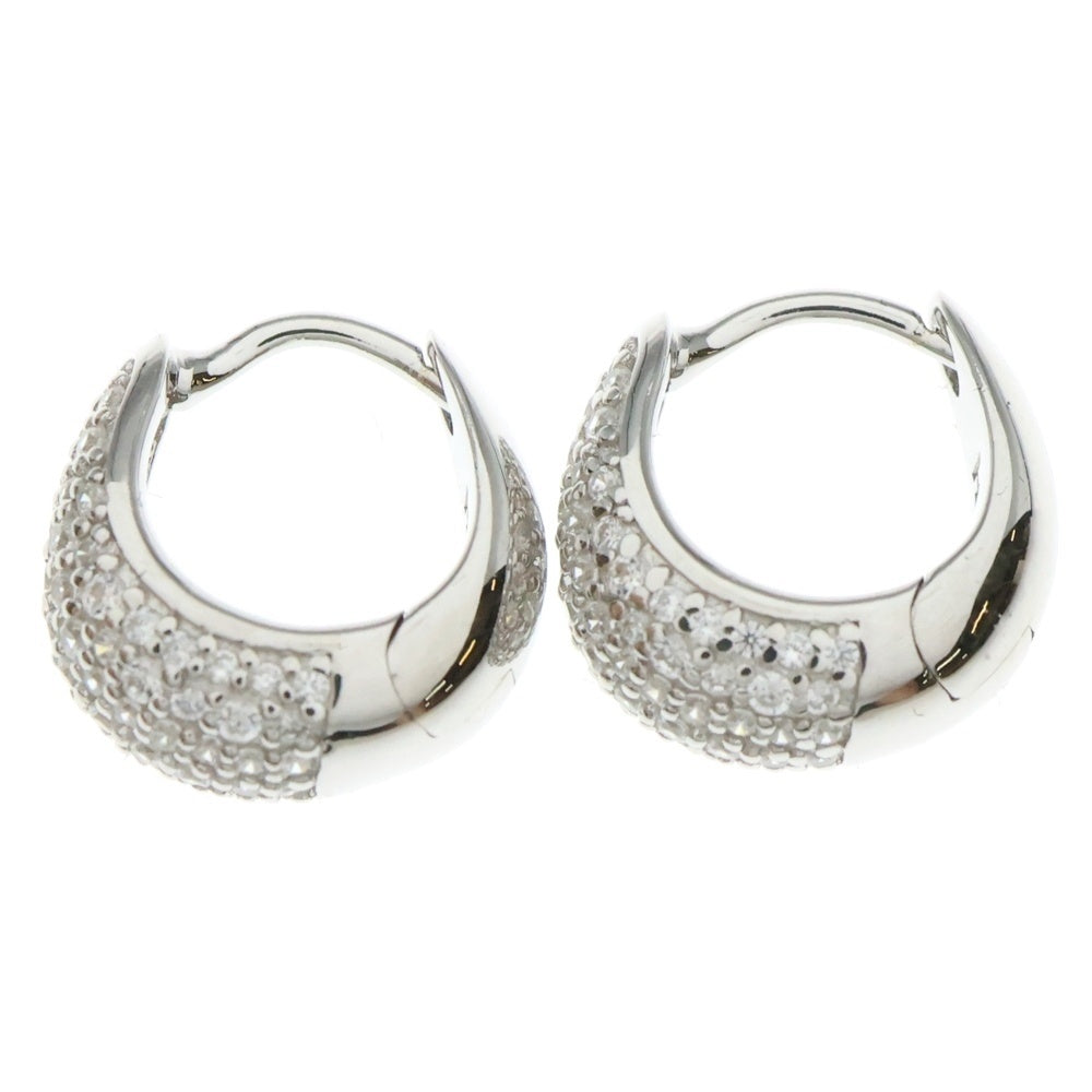 TOMWOOD(トムウッド) Ice Huggies Pave アイス ハギーズ パヴェ シルバー ピアス