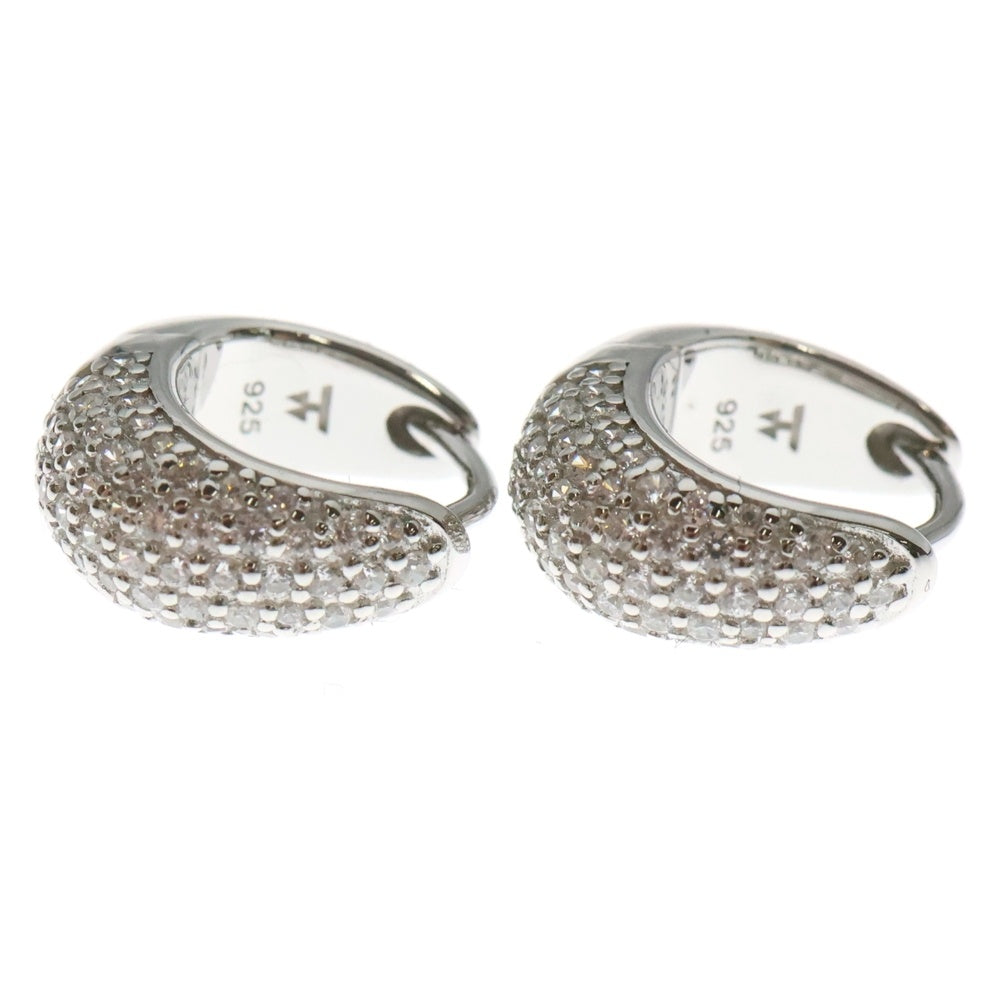 TOMWOOD(トムウッド) Ice Huggies Pave アイス ハギーズ パヴェ シルバー ピアス
