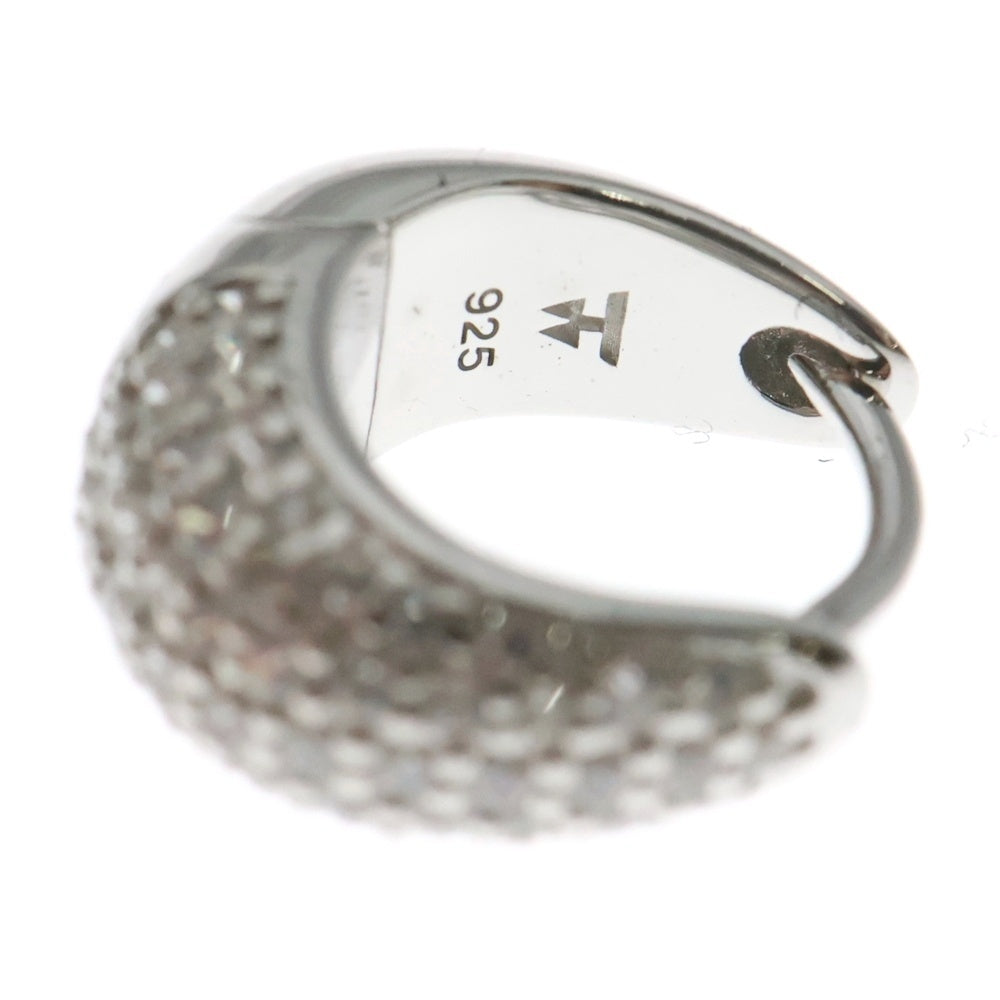 TOMWOOD(トムウッド) Ice Huggies Pave アイス ハギーズ パヴェ シルバー ピアス