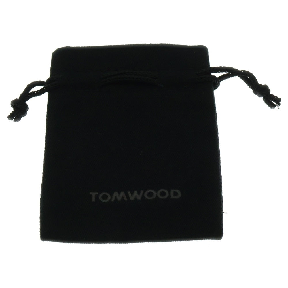 TOMWOOD(トムウッド) Pebble Hoops Medium ぺブル フープ ミディアム シルバー ピアス
