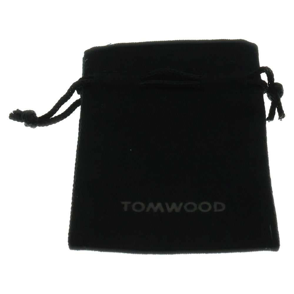 TOMWOOD(トムウッド) Pebble Hoops Medium ぺブル フープ ミディアム シルバー ピアス