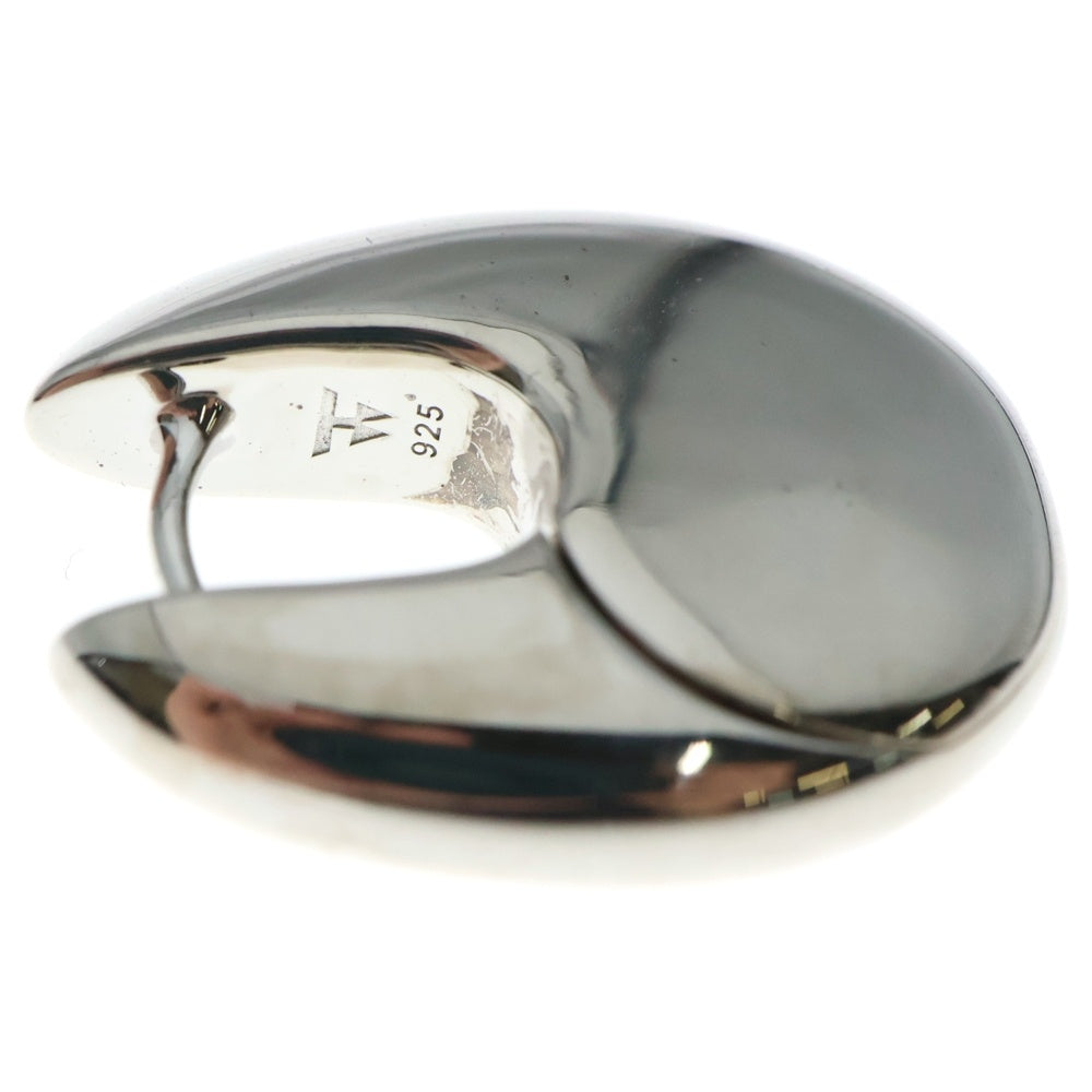 TOMWOOD(トムウッド) Pebble Hoops Medium ぺブル フープ ミディアム シルバー ピアス