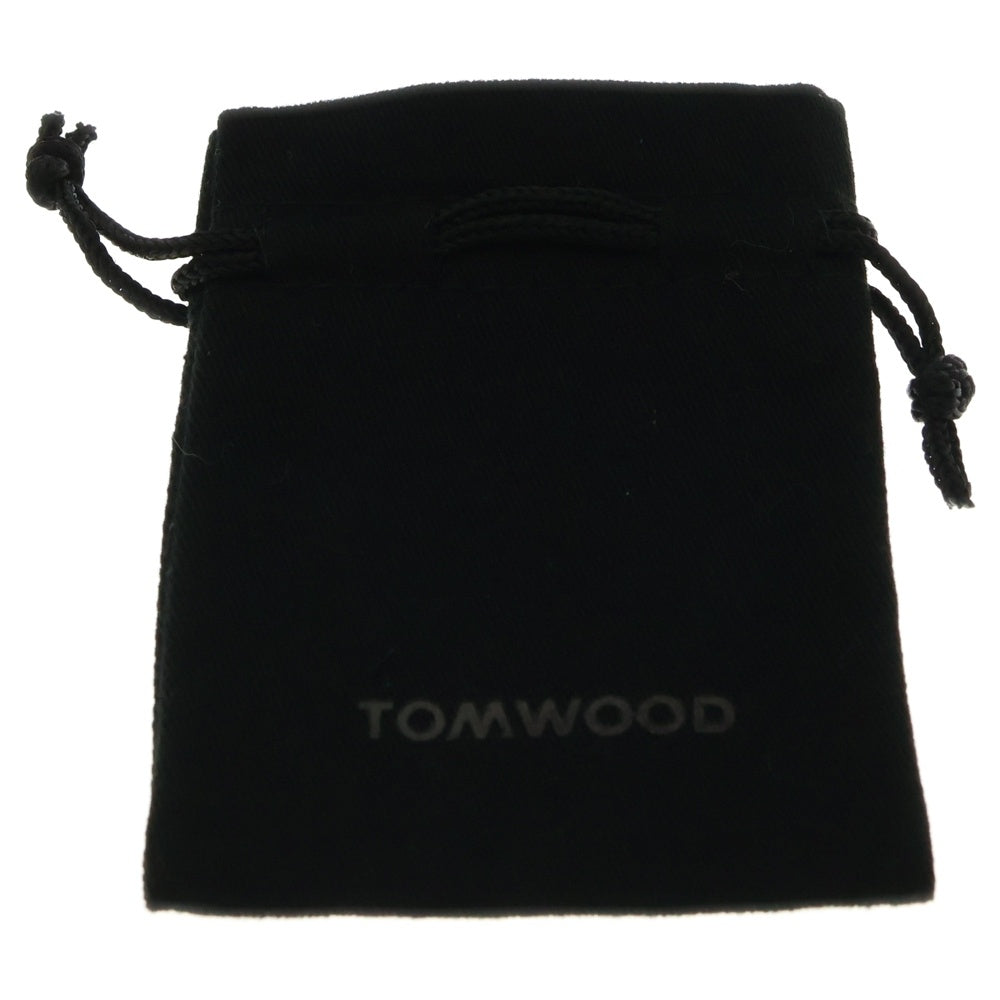 TOMWOOD(トムウッド) Pebble Hoops Medium ぺブル フープ ミディアム シルバー ピアス
