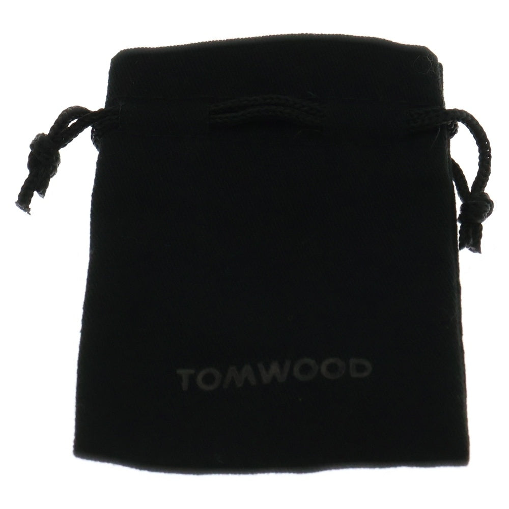 TOMWOOD(トムウッド) Pebble Hoops Medium ぺブル フープ ミディアム シルバー ピアス