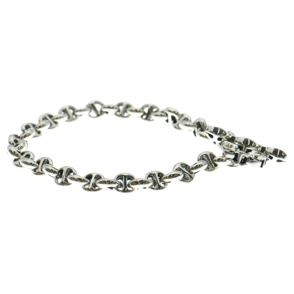 HOORSENBUHS(ホーセンブース) 5MM OPEN-LINK BRACELET 6Pダイヤモンド オープンリンク ブレスレット 8インチ シルバー