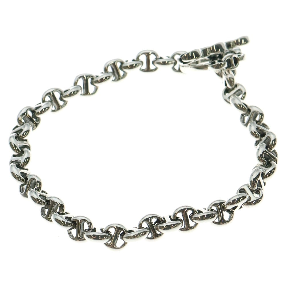 HOORSENBUHS(ホーセンブース) 5MM OPEN-LINK BRACELET 6Pダイヤモンド オープンリンク ブレスレット 8インチ シルバー