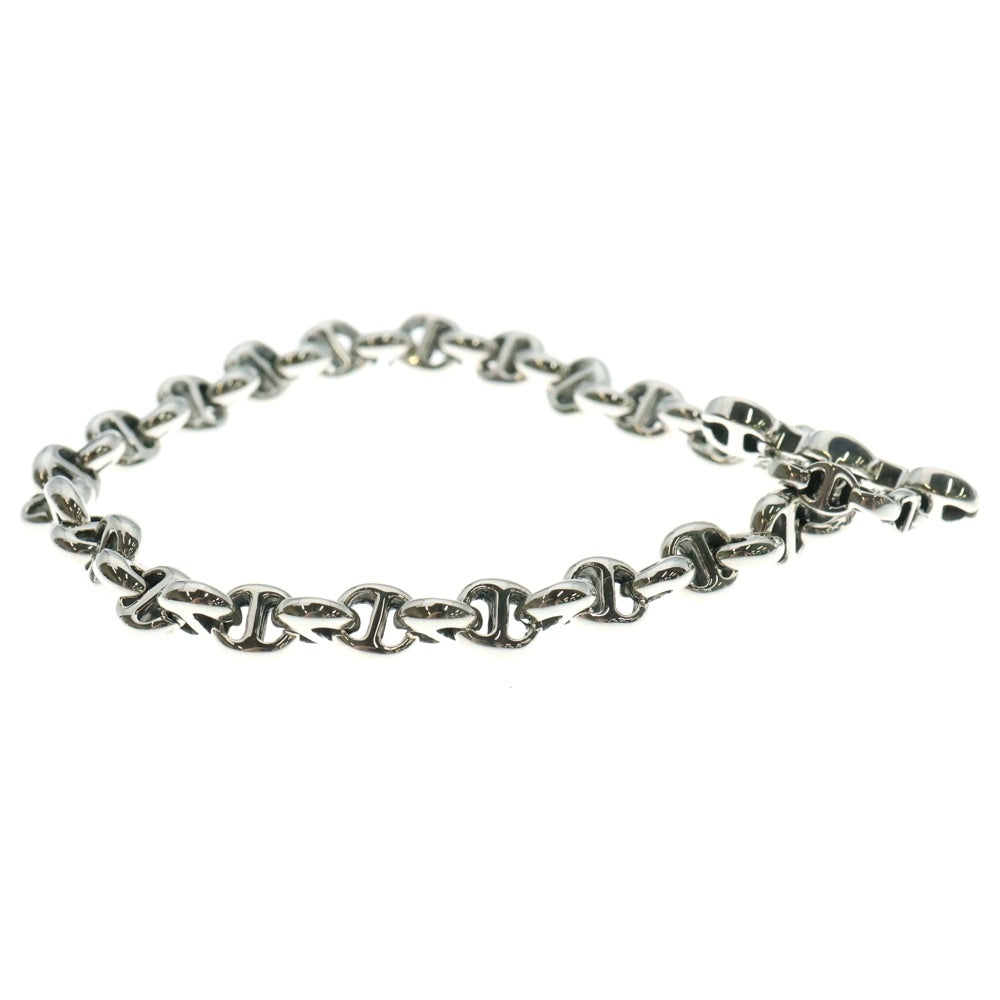 HOORSENBUHS(ホーセンブース) 5MM OPEN-LINK BRACELET 6Pダイヤモンド オープンリンク ブレスレット 8インチ シルバー