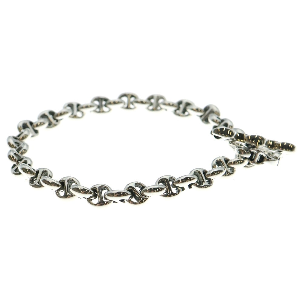 HOORSENBUHS(ホーセンブース) 5MM OPEN-LINK BRACELET 6Pダイヤモンド オープンリンク ブレスレット 8インチ シルバー