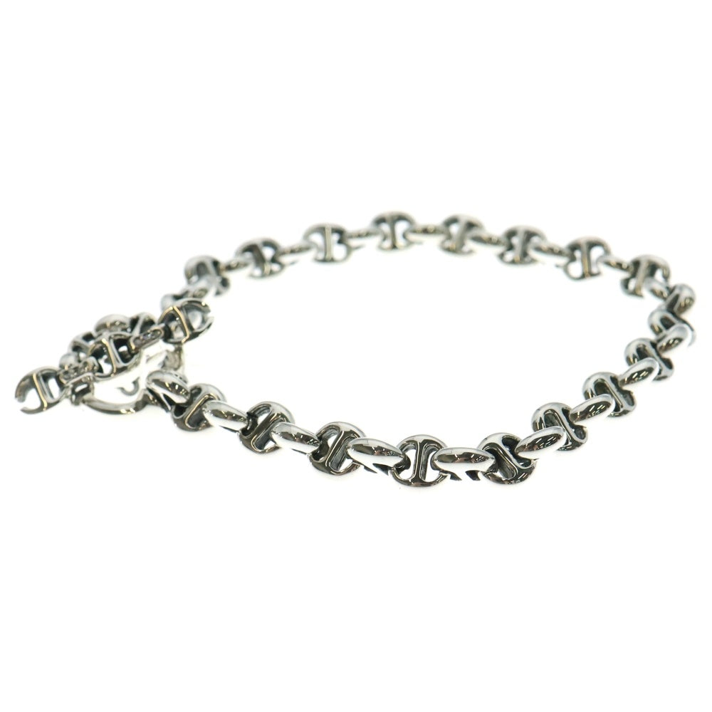 HOORSENBUHS(ホーセンブース) 5MM OPEN-LINK BRACELET 6Pダイヤモンド オープンリンク ブレスレット 8インチ シルバー