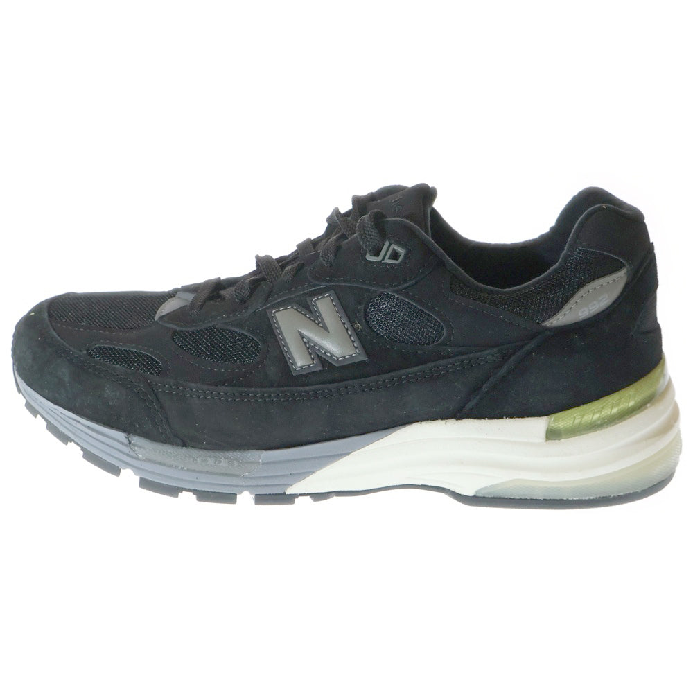 New Balance(ニューバランス) 992 スウェード ローカットスニーカー ブラック US9.5/27.5cm M992BL