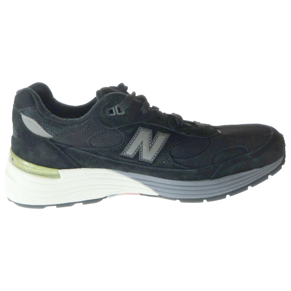 New Balance(ニューバランス) 992 スウェード ローカットスニーカー ブラック US9.5/27.5cm M992BL
