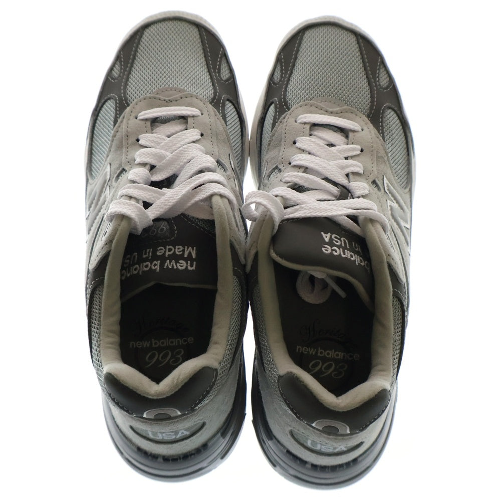 New Balance(ニューバランス) 993 スウェード ローカットスニーカー グレー US9.5/27.5cm MR993GL