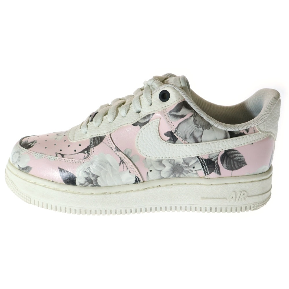 NIKE(ナイキ) WMNS AIR FORCE 1 LOW FLORAL ROSE エアフォース 1 フローラル ローズ レースアップ ローカット スニーカー レディース ホワイト/ピンク US7/24cm AO1017-102