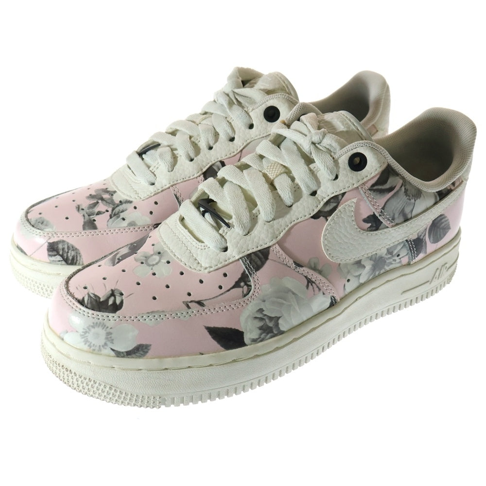 NIKE(ナイキ) WMNS AIR FORCE 1 LOW FLORAL ROSE エアフォース 1 フローラル ローズ レースアップ ローカット スニーカー レディース ホワイト/ピンク US7/24cm AO1017-102