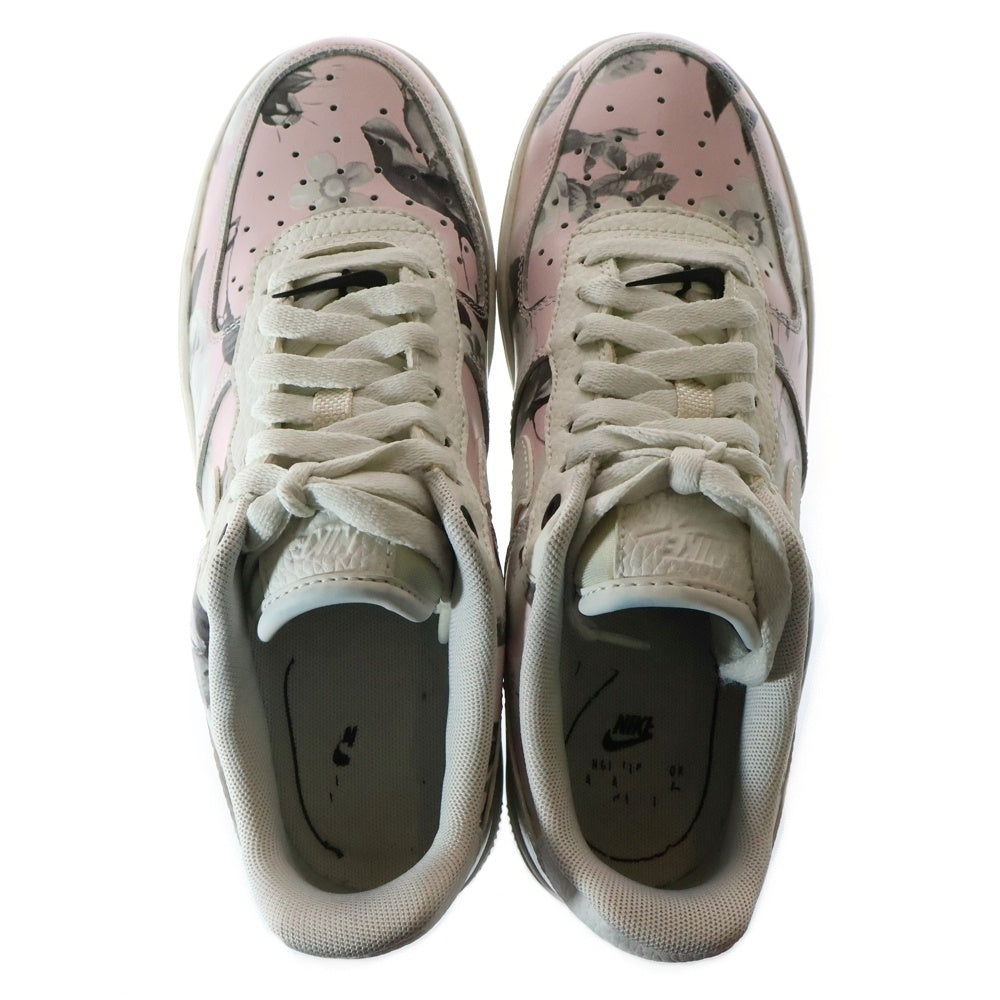 NIKE(ナイキ) WMNS AIR FORCE 1 LOW FLORAL ROSE エアフォース 1 フローラル ローズ レースアップ ローカット スニーカー レディース ホワイト/ピンク US7/24cm AO1017-102