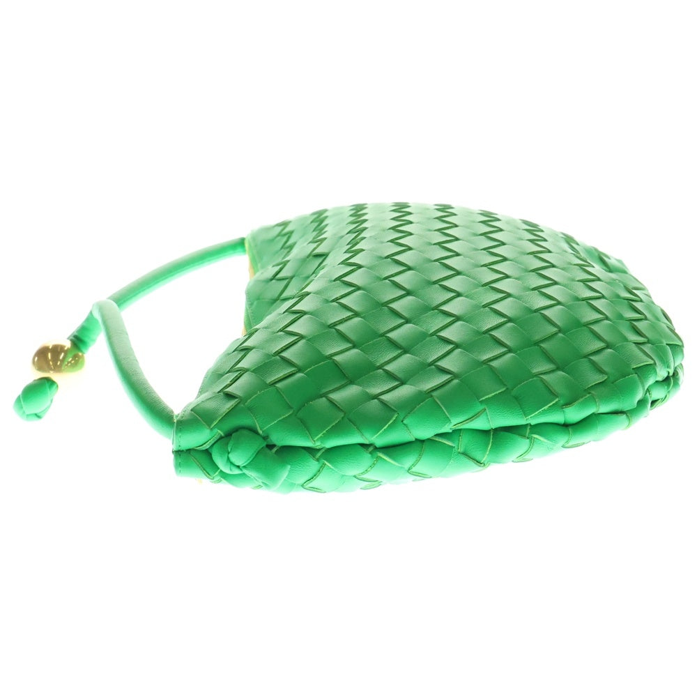 BOTTEGA VENETA(ボッテガヴェネタ) スモール ターン イントレチャート ショルダーバッグ グリーン