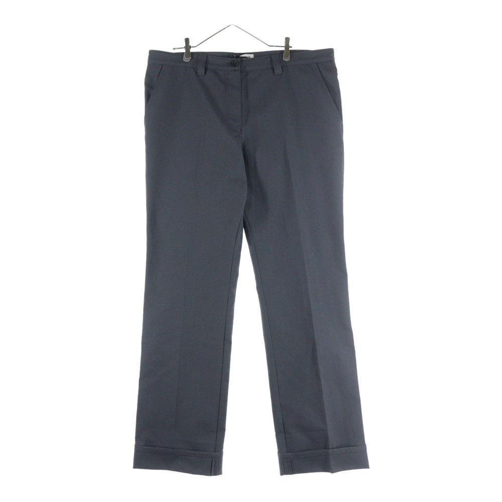miumiu(ミュウミュウ) Covert Pants ポケットロゴ ポリエステルパンツ グレー MP1666