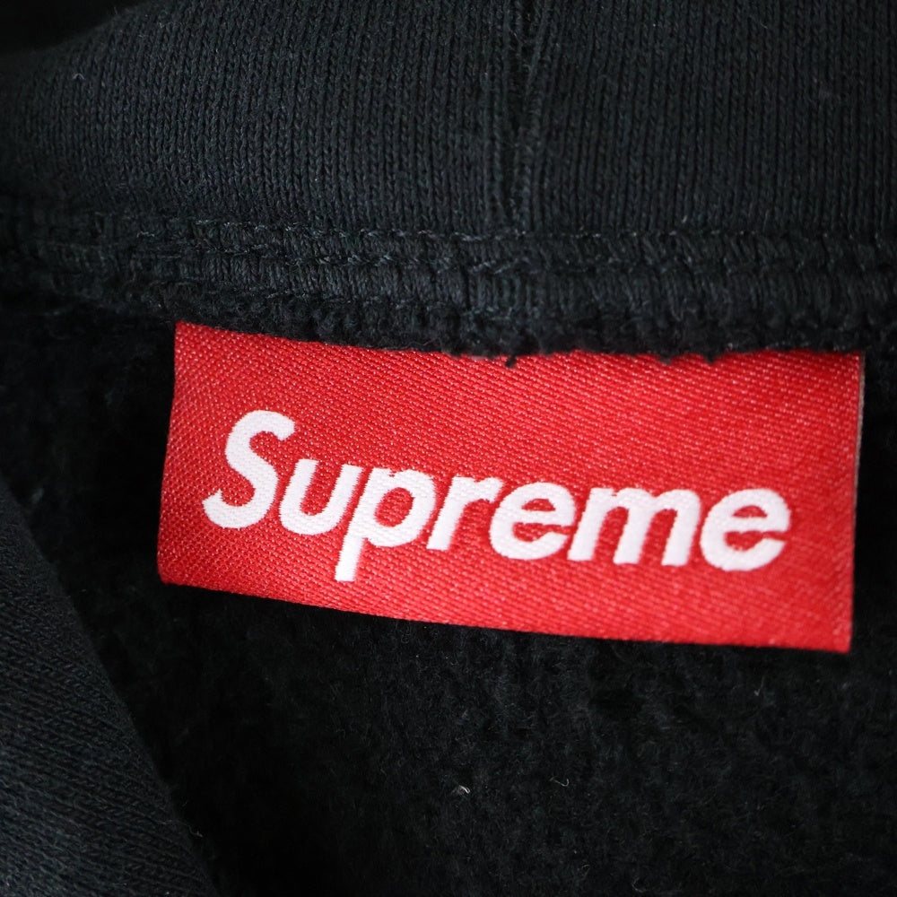 SUPREME(シュプリーム) 25SS Big Logo Zip Up Hooded Sweatshirt ビッグ ロゴ フーデッドジップアップパーカー フーディー ブラック