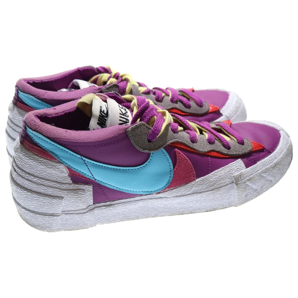 NIKE(ナイキ) ×KAWS ×SACAI BLAZER LOW PURPLE DUSK カウズ サカイ ブレーザー パープルダスク ローカットスニーカー マルチカラー US9/27cm DM7901-500