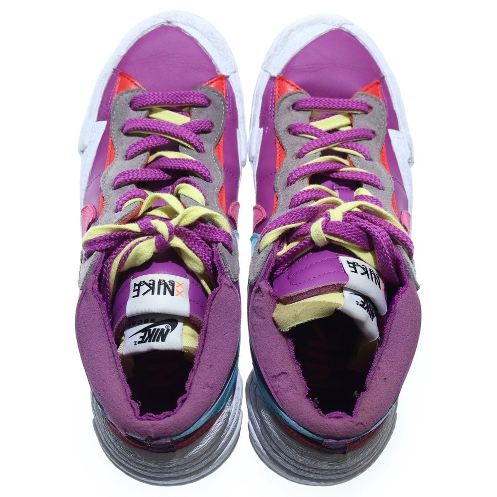 NIKE(ナイキ) ×KAWS ×SACAI BLAZER LOW PURPLE DUSK カウズ サカイ ブレーザー パープルダスク ローカットスニーカー マルチカラー US9/27cm DM7901-500