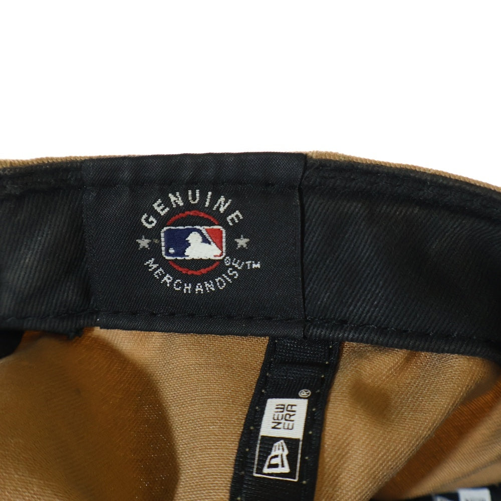 NEW ERA(ニューエラ) ニューヨークヤンキース 5パネル ベースボールキャップ 帽子 ベージュ